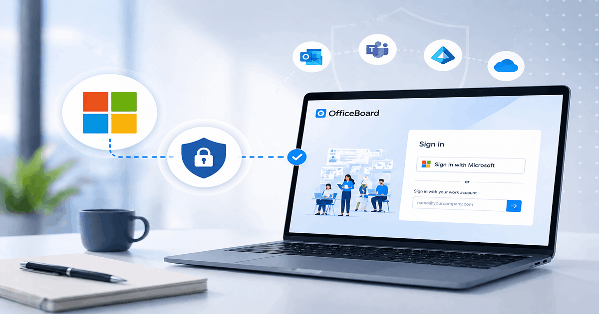 Microsoft SSO integration in OfficeBoard
