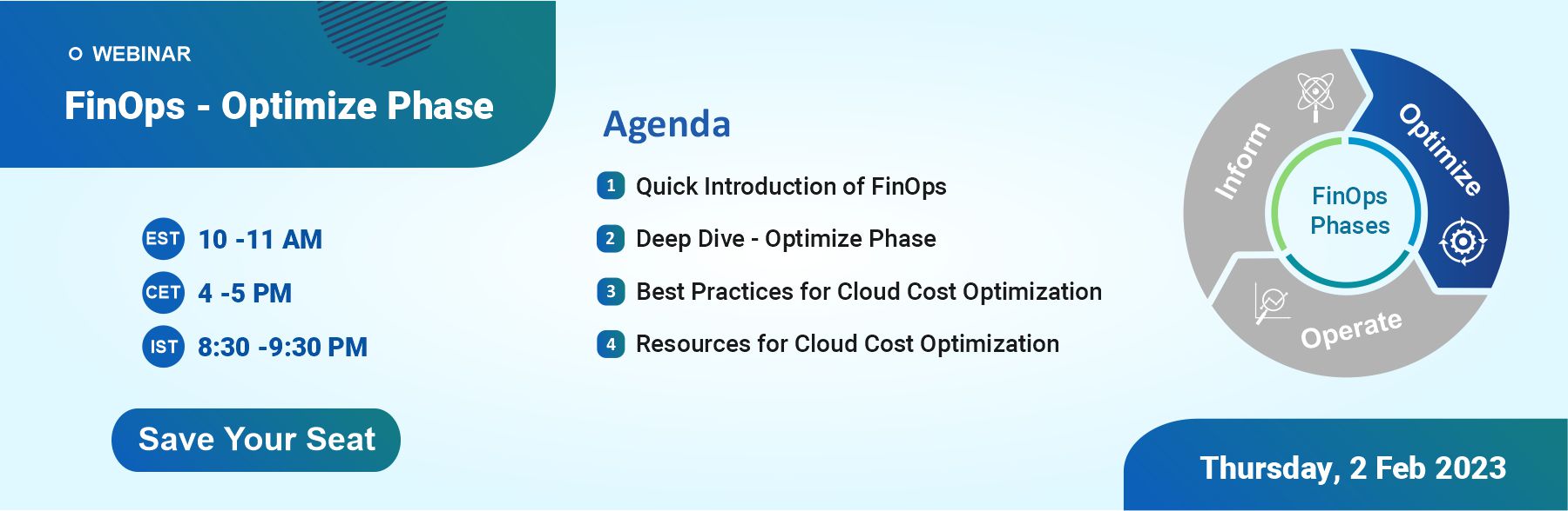 Webinar on FinOps Optimize Phase