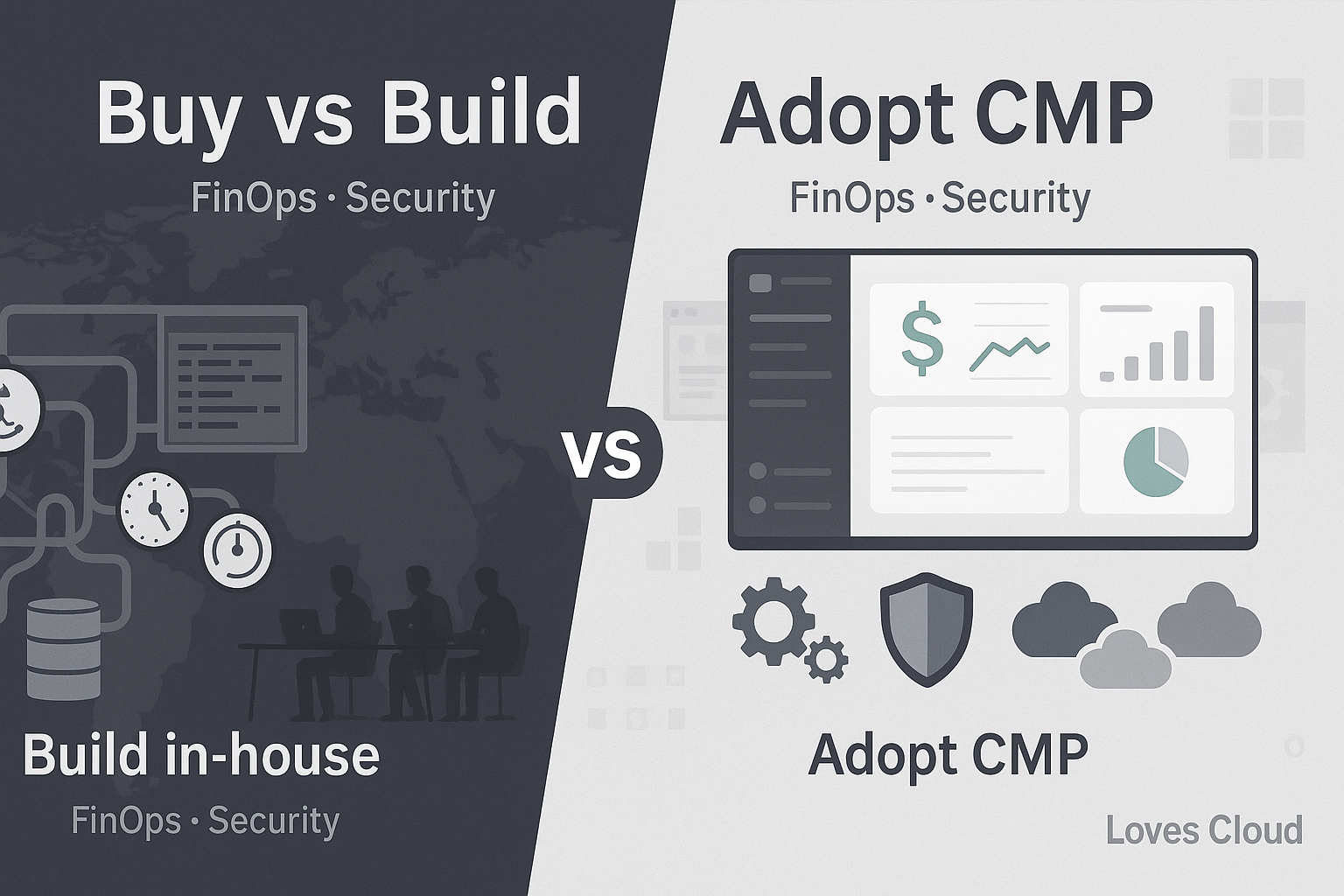 Buy vs Build: FinOps and CMPs for SaaS CXOs